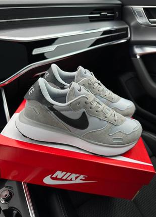 Мужские кроссовки nike phoenix waffle gray, мужественные кроссовки найк