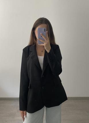 Базовый черный пиджак
