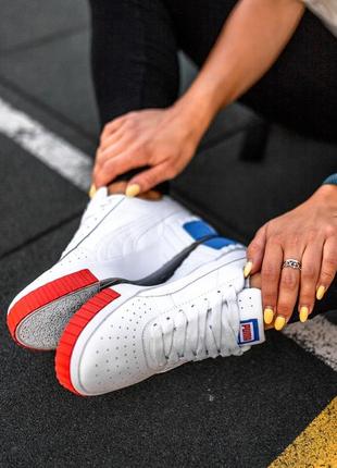 Puma cali white/red/blue🆕 женские кроссовки пума 🆕 белый/синий/красный2 фото