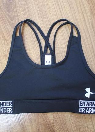 Спортивний топ підлітковий kids' heatgear under armour sports bra (older kids)