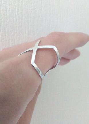 Кольцо, серебро 925 проби 2