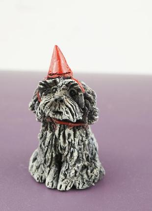 Статуэтка собака пёс керамика dog figurine