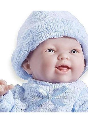 Jc toys mini la newborn, новонароджений вініловий реборн хлопчик3 фото