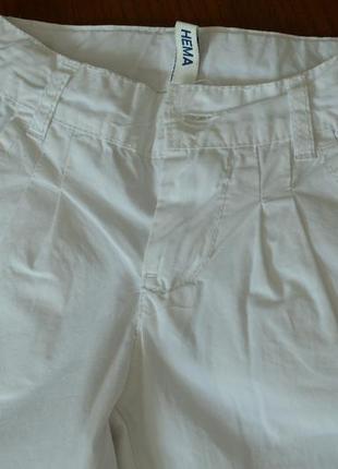 Белоснежные штаны брюки hema2 фото