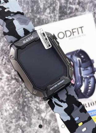 Розумний годинник modfit warrior all black camo band1 фото