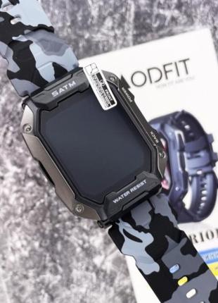 Розумний годинник modfit warrior all black camo band2 фото