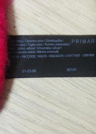 Primark яркий стильный берет шапка кепа 100% шерсть лана wool французский стиль бренд primark6 фото
