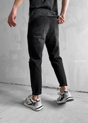 Чоловічі якісні джинси , стильні джинси з порізами зручні та комфортні , повсякденні джинси6 фото