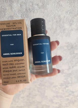 Angel schlesser essential for men tester lux, чоловічий, 60 мл