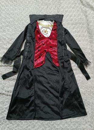 Крутейший карнавальный костюм вампир граф дракула 8-9 лет1 фото
