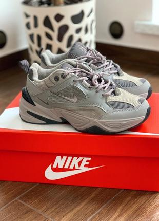 Nike m2k tekno atmosphere grey 🆕 женские кроссовки найк 🆕 серые