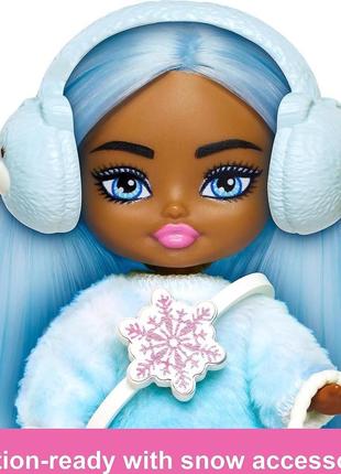 Barbie extra mini minis winter лялька барбі екстра міні мінс зима5 фото