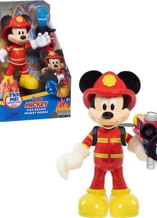 Disney junior fire rescue . фігурка міккі мауса пожежник від just play