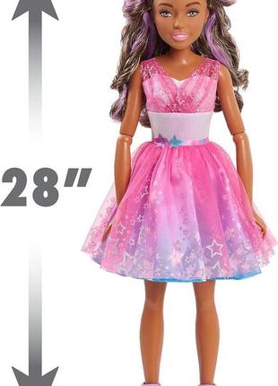 Ростова лялька барбі негритянка 71см. barbie 28-inch best fashion friend4 фото