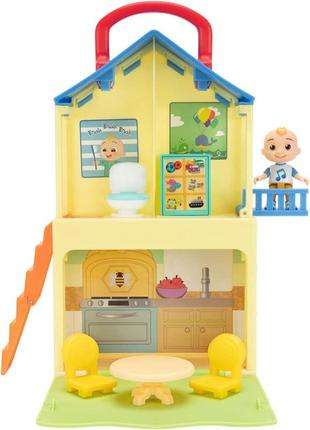 Cocomelon deluxe pop n´ play house. сімейний будинок кокомелон, джейк, бінго1 фото