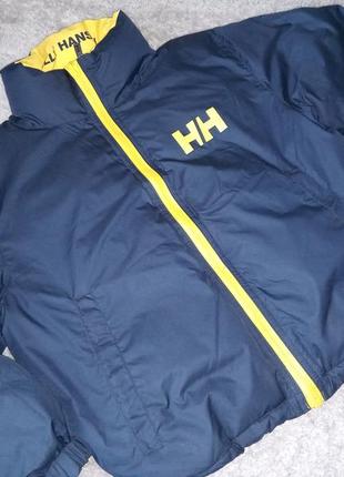 Двухсторонняя мужская/подростковая куртка пуховик helly hansen p.xs2 фото