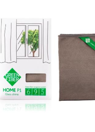 Для скла серветка-файбер p1 glass shine серіі green fiber home greenway. розміри: 40 х 30 см1 фото