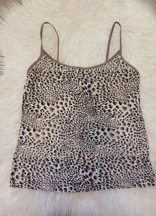 Майка топ с леопардовым принтом
