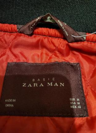 Бомбер новый от zara man весна освежений5 фото