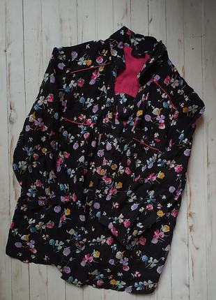 Рубашка цветочная в стиле хиппи next