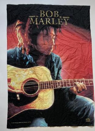 Винтажный баннер постер vintage 90s bob marley banner1 фото