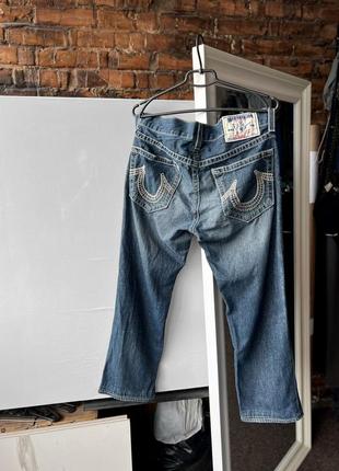 True religion men’s vintage made in Ausa blue distressed denim jeans Винтажные джинсы