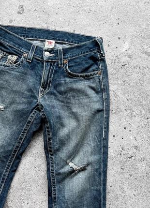 True religion men’s vintage made in usa blue distressed denim jeans вінтажні джинси3 фото
