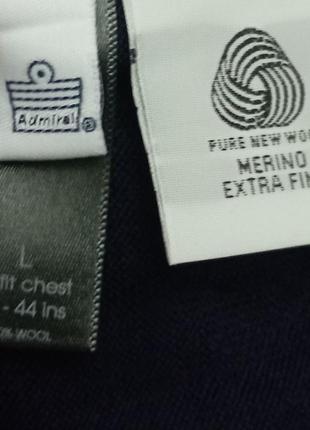 Пуловер шерстяной брендовый admiral4 фото