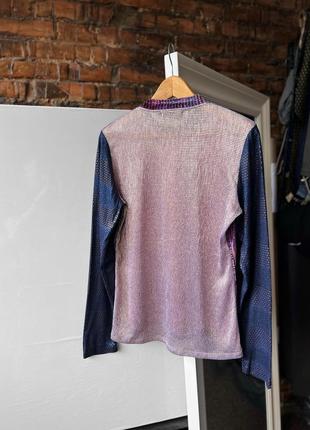 Desigual women’s lons sleeve full printed top shirt жіночий лонгслів, кофта, топ3 фото