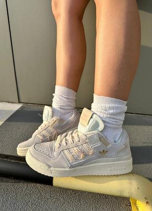 Adidas forum 84 low off white beije