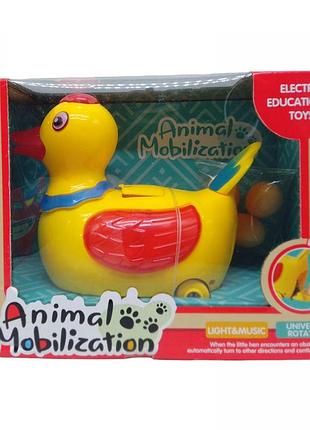 Музыкальная игрушка уточка a-toys звук, движение, несущее яйца, 2300утка
