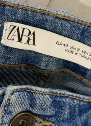 Джинси zara, джинси з розрізами zara2 фото