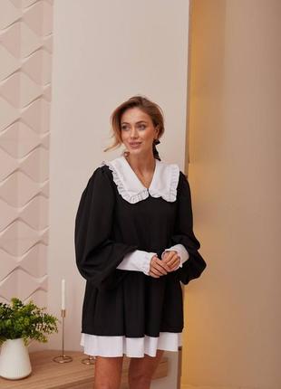 Новинка😍 платье с кружным воротничком🤍