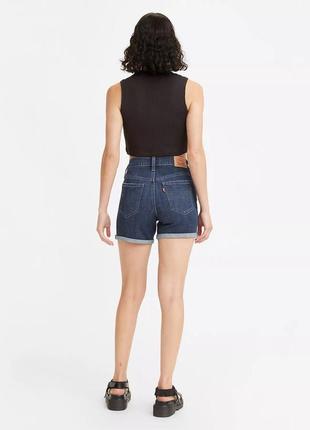 Джинсовые шорты levi’s mid length women's shorts, 30 размер оригинал2 фото