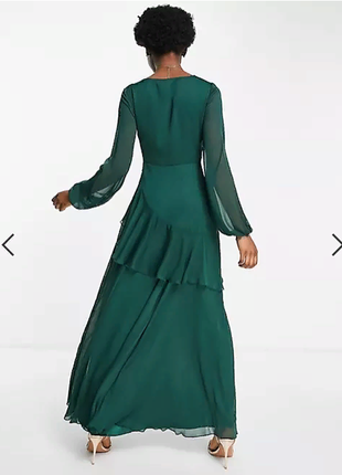 Длинное зелёное платье asos2 фото