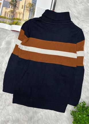 Детский свитер синий свитер кофта гольф свитер синий river island р.110-1164 фото