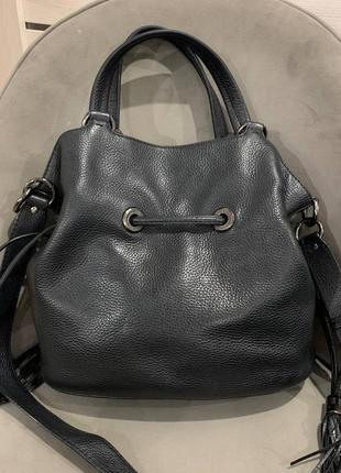 Кожаная сумка lancel paris3 фото