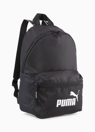 Рюкзак спортивный puma core base backpack 079852 01 (черный, мягкие ремни, объем 12 литров, бренд пума)