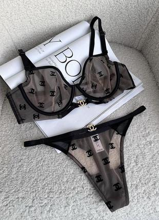 Комплект белья в стиле chanel