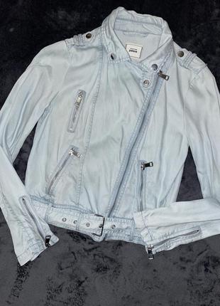 Джинсовка джинсова куртка з поясом4 фото