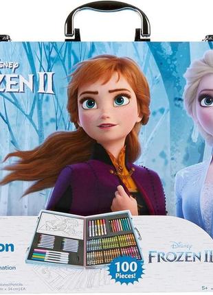 Арт кейс crayola frozen 2 inspiration art case для творчості,100 предметів.2 фото