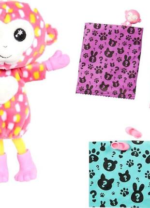 Лялька barbie small мавпочка cutie reveal monkey plush costume6 фото