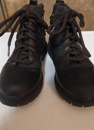 Ботинки деми кожа