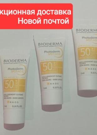 Bioderma photoderm spot-age spf 50 биодерма солнцезащитный крем от пигментации и морщин  спф 501 фото