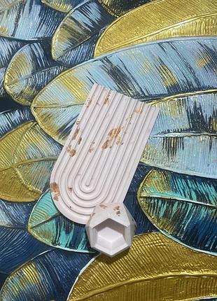 Набор кашпо пирамида и подноса райдуга