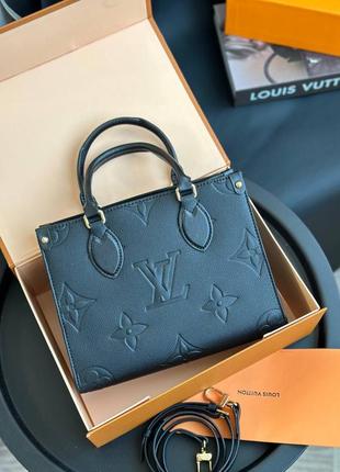 Сумка тоут кожаная louis vuitton onthego люкс5 фото