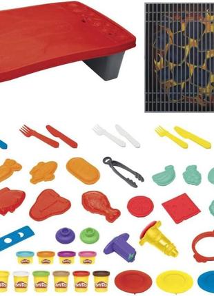 Play-doh kitchen creations big grill. ігровий набір гриль, барбекю 40 дет