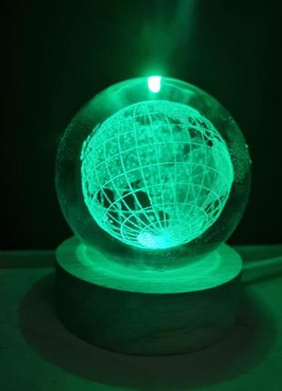 Светильник, подсветка "платочный шар" земля3 фото