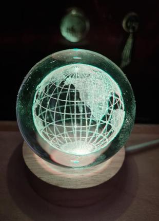 Светильник, подсветка "платочный шар" земля2 фото