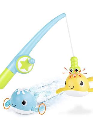 Kindiary bath toys magnetic fishing. іграшки 2в1 для ваної та суші2 фото